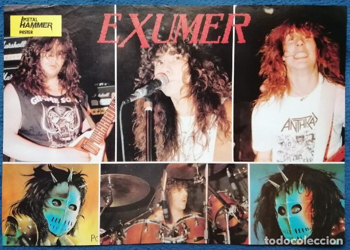 M&uacute;sica de colecci&oacute;n: POSTER MOTORHEAD/EXUMER A&Ntilde;OS 80 - Foto 2