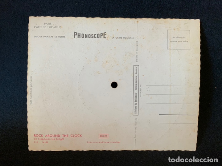M&uacute;sica de colecci&oacute;n: Disco Postal Phonoscope - Foto 2