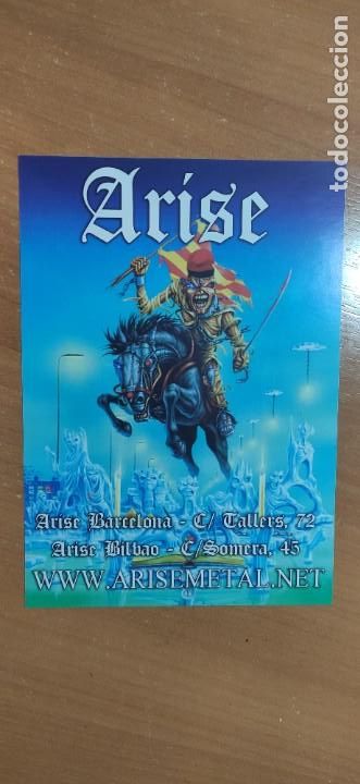 M&uacute;sica de colecci&oacute;n: Iron Maiden flyer promocional 'Arise Catalu&ntilde;a' 2013