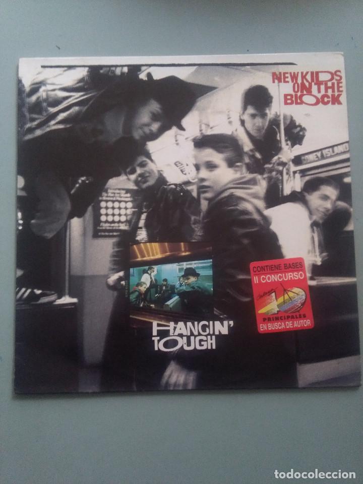 Collectible Music: LP NEW KIDS ON THE BLOCK-HANGIN&acute; THOUGH