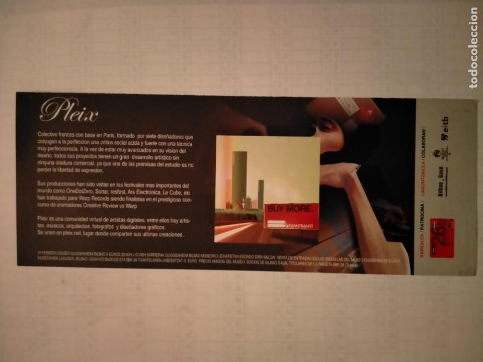 M&uacute;sica de colecci&oacute;n: FLYER MOTION GRAPHICS GUGGENHEIM BILBAO- PLEIX - Foto 2