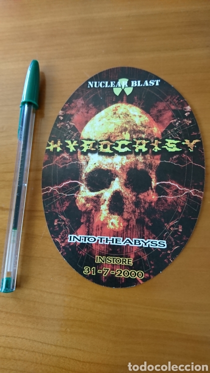 M&uacute;sica de colecci&oacute;n: Hypocrisy sticker Year 2000 Into the Abyss - Foto 1
