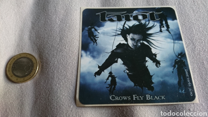 M&uacute;sica de colecci&oacute;n: Tarot sticker pegatina Crows Fly Black - Foto 1