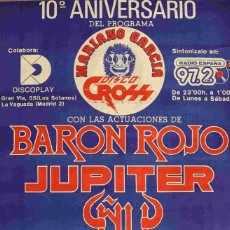 Música de colección: CARTEL BARON ROJO + JUPITER + ÑU. Lote 242103930