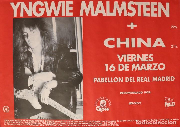 Musique de collection: Cartel Yngwie Malmsteen + China
