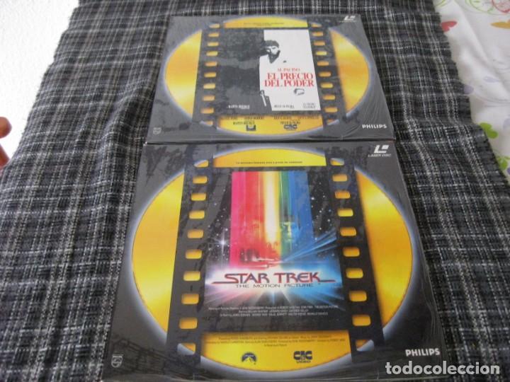 M&uacute;sica de colecci&oacute;n: 2 LASER DISC.STAR TREK ,EL PRECIO DEL PODER. - Foto 1