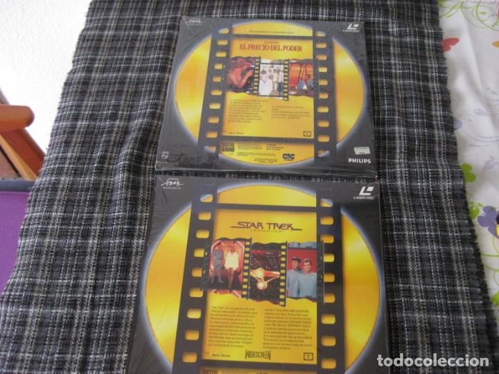 M&uacute;sica de colecci&oacute;n: 2 LASER DISC.STAR TREK ,EL PRECIO DEL PODER. - Foto 2