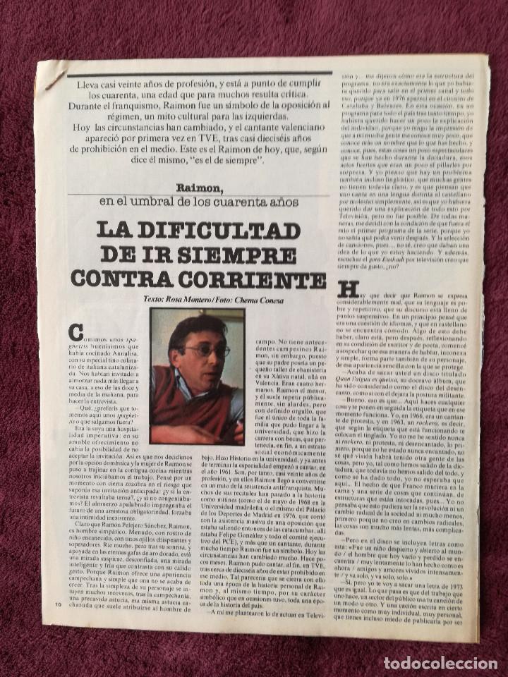 M&uacute;sica de colecci&oacute;n: RAIMON - EL PAIS - ROSA MONTERO - Foto 1