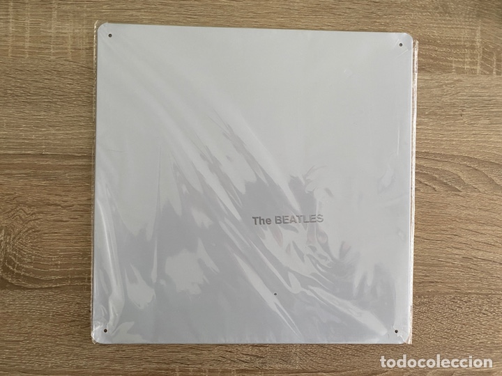 M&uacute;sica de colecci&oacute;n: Placa The Beatles disco Blanco