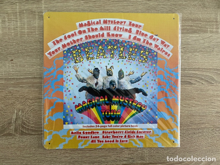 M&uacute;sica de colecci&oacute;n: Placa The Beatles Magical Mysteri Tour
