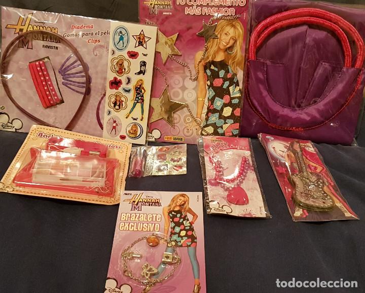 M&uacute;sica de colecci&oacute;n: HANNAH MONTANA - LOTE DE 8 ARTICULOS - SIN USAR - DISNEY - MILEY CYRUS
