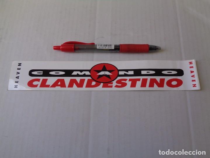 Collectible Music: PEGATINA ADHESIVO DISCOTECA HEAVEN - COMANDO CLANDESTINO - RUTA DEL BAKALAO A&Ntilde;OS 90