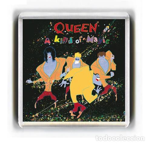 M&uacute;sica de colecci&oacute;n: IMAN ACRILICO NEVERA - MUSICA - QUEEN A KIND OF MAGIC