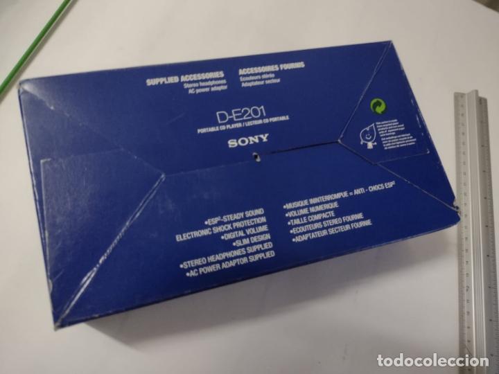 M&uacute;sica de colecci&oacute;n: SONY D-E201 - discman - CD WALKMAN - CAJA VACIA ORIGINAL - - EMPTY BOX - Foto 3