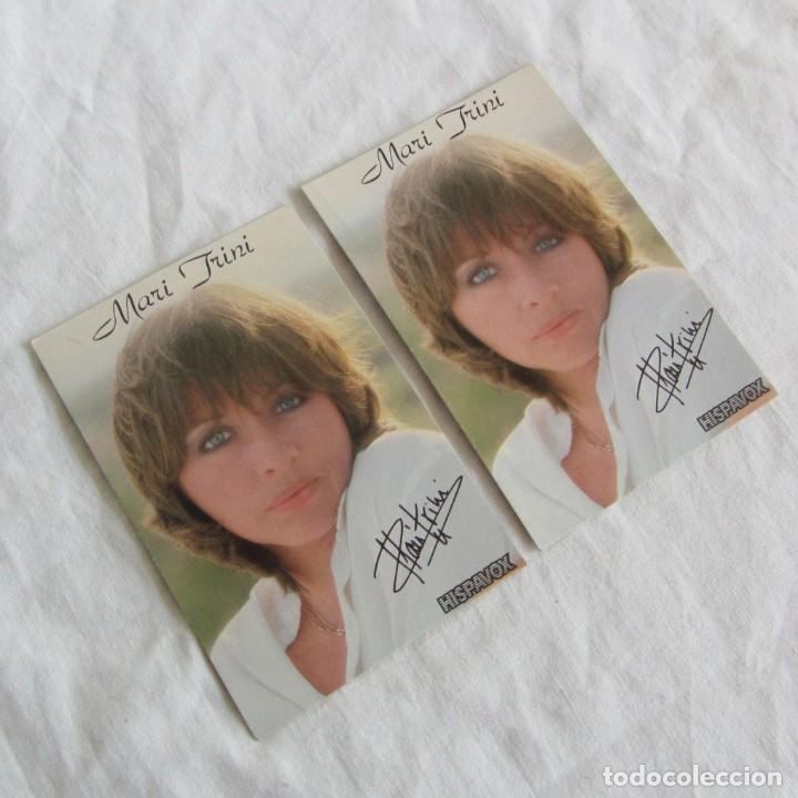 Collectible Music: 2 tarjetas promocionales de Mari Trini Hispavox