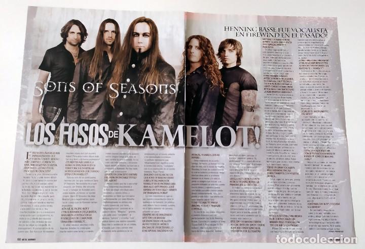 Musica di collezione: KAMELOT CLIPPINGS PAGINA DE REVISTA