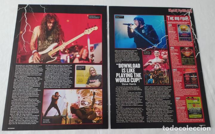 M&uacute;sica de colecci&oacute;n: IRON MAIDEN CLIPPINGS REVISTA KERRANG - Foto 2