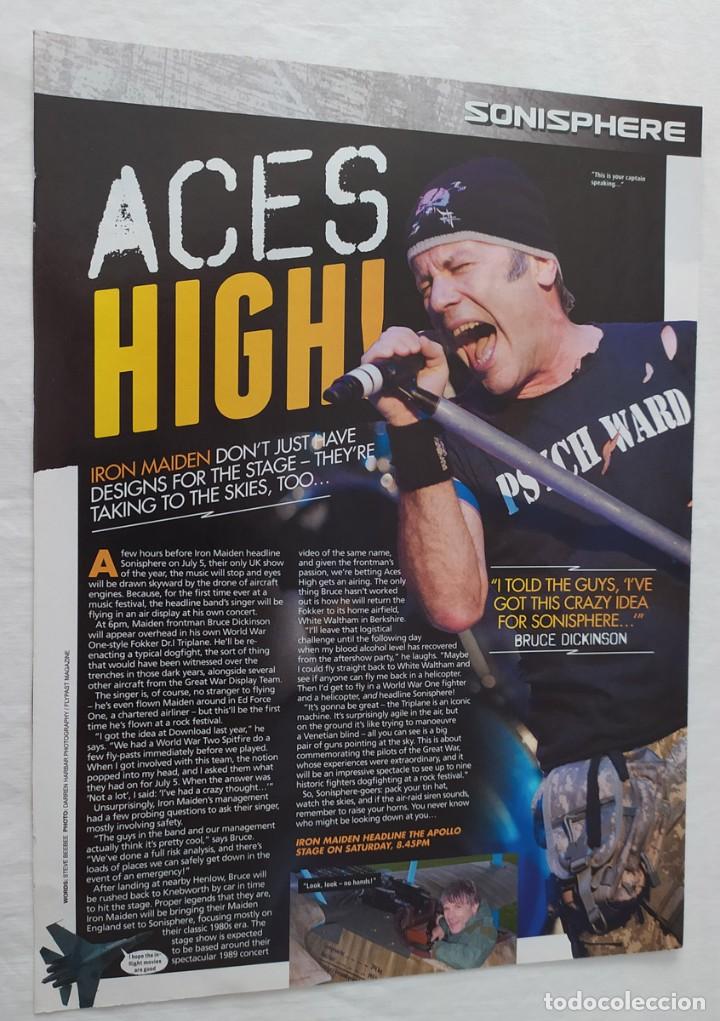 M&uacute;sica de colecci&oacute;n: MAGAZINE CLIPPINGS: IRON MAIDEN - RECORTE REVISTA KERRANG