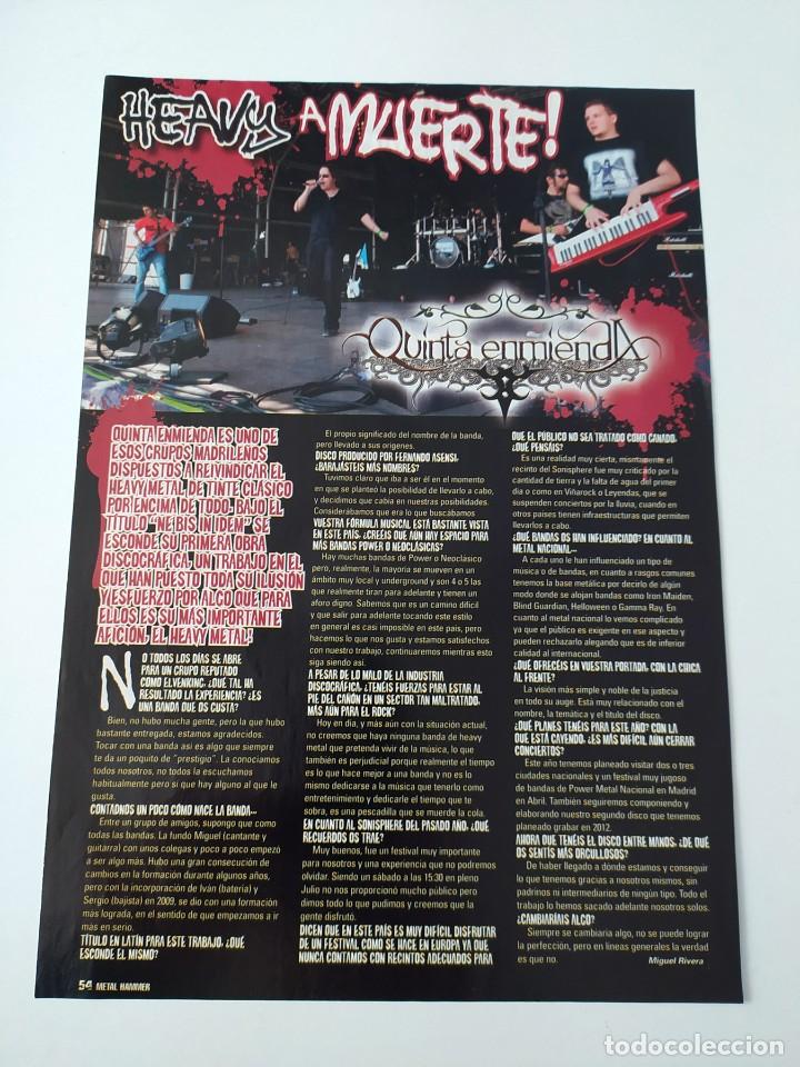 M&uacute;sica de colecci&oacute;n: QUINTA ENMIENDA CLIPPINGS PAGINA DE REVISTA