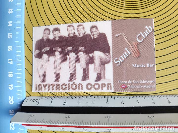 Collectible Music: INVITACI&Oacute;N COPA * COOL CLUB * A&Ntilde;O 2001 * SOUL CLUB * PERFECTO ESTADO