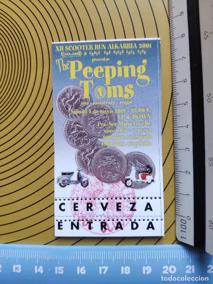 Musica di collezione: ENTRADA COOL CLUB * THE PEEPING TOMS * 5 MAYO 2001 * PERFECTO ESTADO