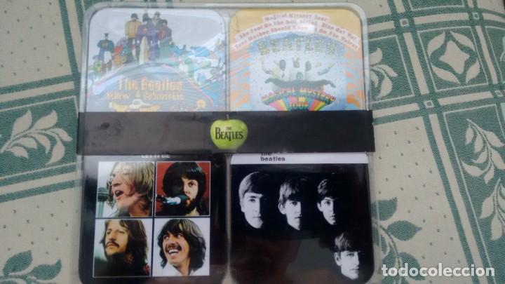 M&uacute;sica de colecci&oacute;n: 4 POSAVASOS THE BEATLES ( OFFICIAL APPLE)