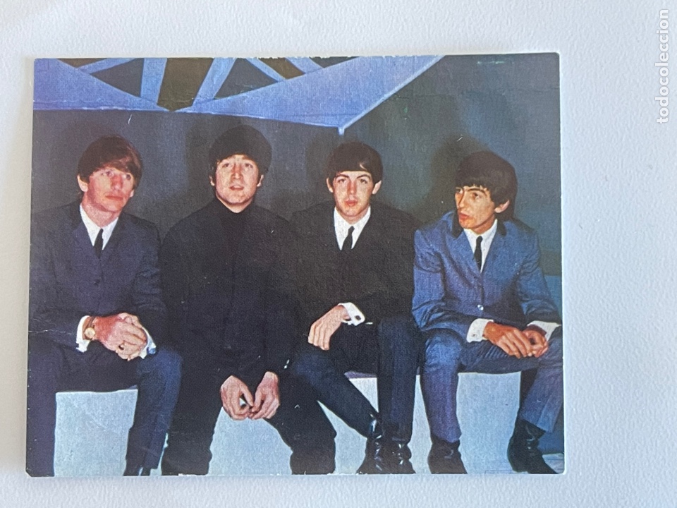 M&uacute;sica de colecci&oacute;n: BEATLES - Cromo num. 26 &ldquo; ESTRELLAS DE LA CANCION &ldquo; - Foto 1