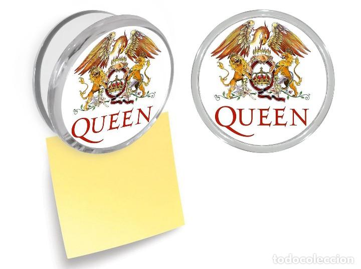 M&uacute;sica de colecci&oacute;n: IMAN ACRILICO CON PINZA - MUSICA -QUEEN