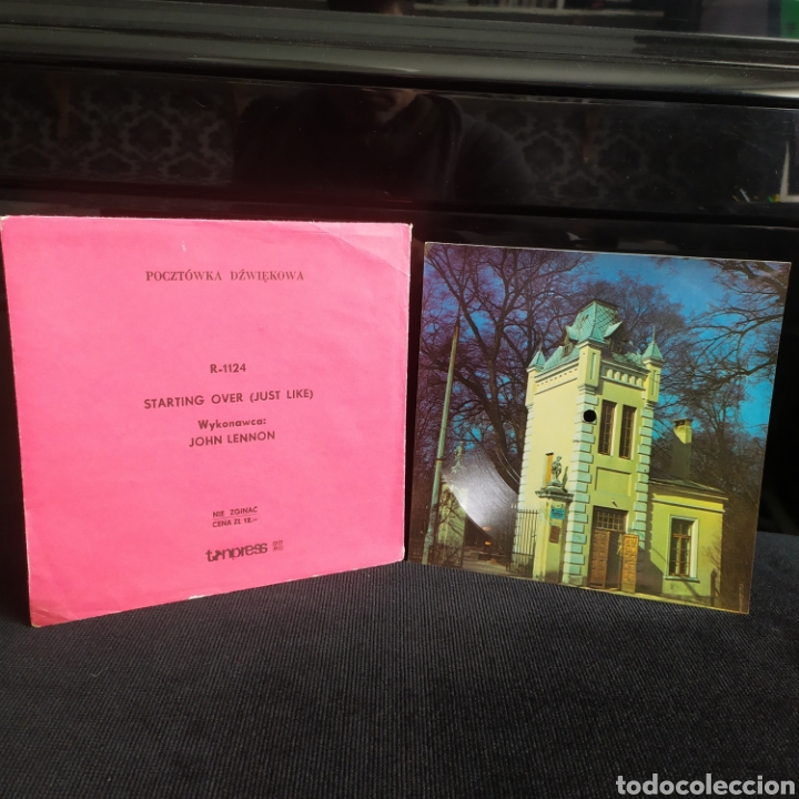 M&uacute;sica de colecci&oacute;n: John Lennon - Starting Over Flexi-disc Postal Polonia 1981