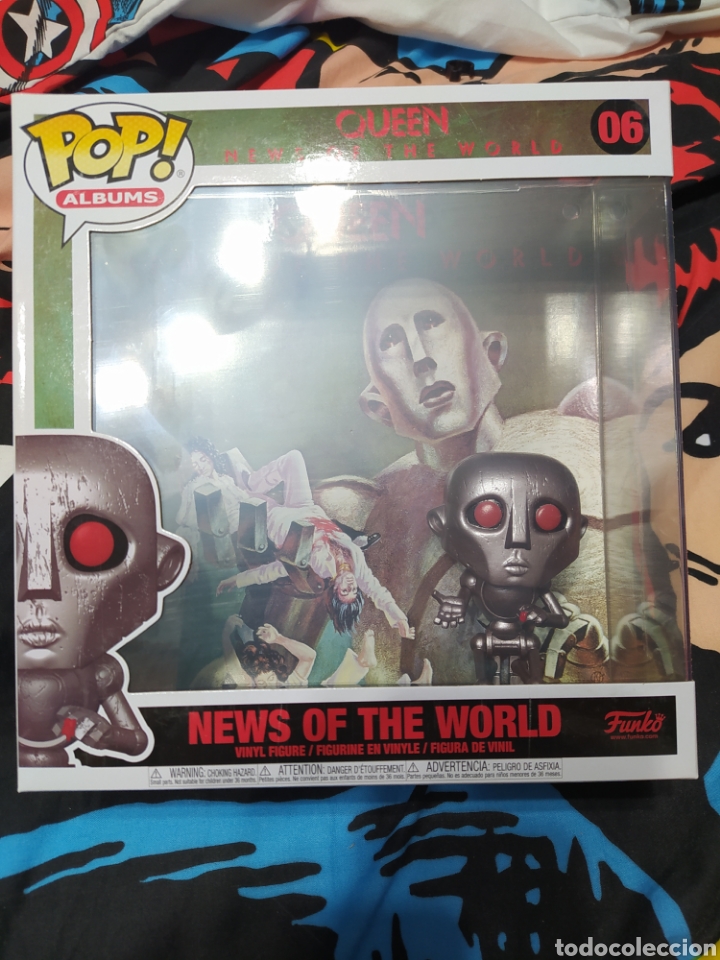 M&uacute;sica de colecci&oacute;n: FUNKO POP ALBUMS QUEEN NEWS OF THE WORLD