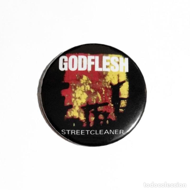 Collectible Music: GODFLESH - STREETCLEANER IM&Aacute;N NEVERA 59mm - INDUSTRIAL METAL