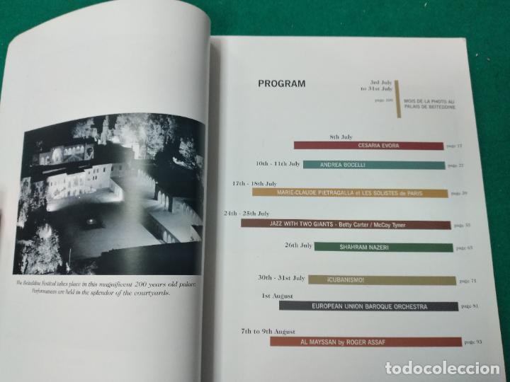 M&uacute;sica de colecci&oacute;n: PROGRAMA BEITEDDINE FESTIVAL 1998. BEIRUT. - Foto 2