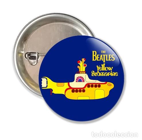M&uacute;sica de colecci&oacute;n: CHAPA ALFILER 38 MM - MUSICA - THE BEATLES YELLOW SUBMARINE