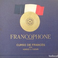 Música de colección: ¡¡ CURSO DE FRANCES, LOS IDIOMAS EN DISCOS. FRANCOPHONE. - HORACE S. CHOWN. VINILOS.”. Lote 271578913