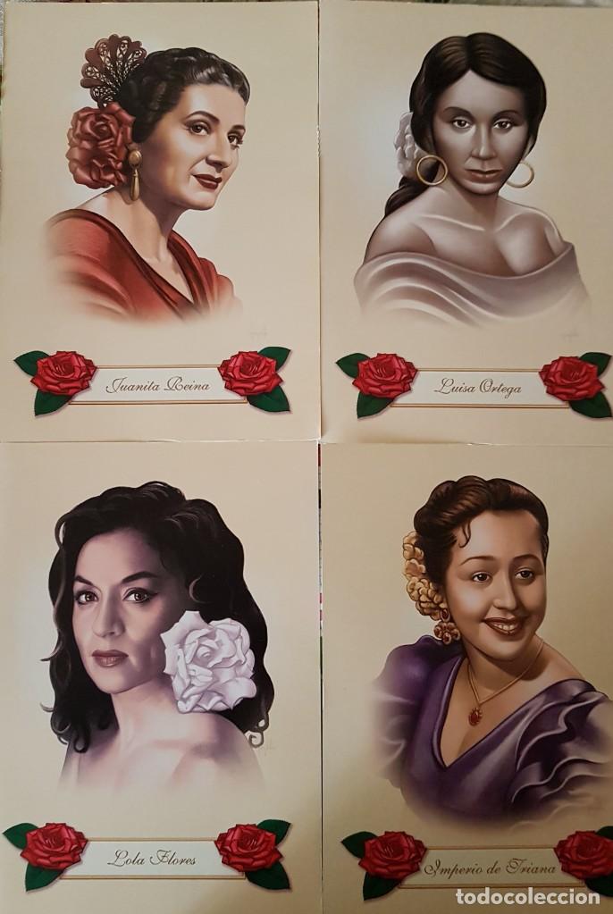 M&uacute;sica de colecci&oacute;n: JUANITA REINA. LOLA FLORES. IMPERIO DE TRIANA. LUISA ORTEGA. RETRATOS-DIBUJOS DE .PEPETTO.
