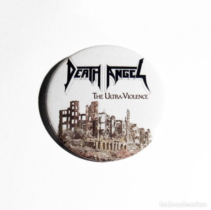 M&uacute;sica de colecci&oacute;n: DEATH ANGEL - THE ULTRA-VIOLENCE CHAPA 59MM (CON IMPERDIBLE) - THRASH METAL