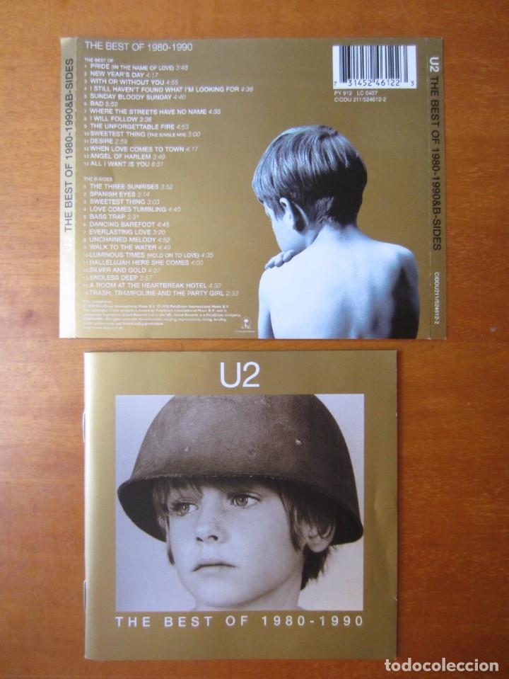 M&uacute;sica de colecci&oacute;n: Caratula Original de: &lrm;U2 The Best of 1980 1990 (SOLO CARATULA, NO CONTIENE CD)