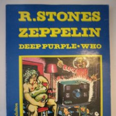 Música de colección: ROCK COMIX - ROLLING STONES LED ZEPPELIN DEEP PURPLE THE WHO.COMIX FOTOS TEXTOS.66P.1976.