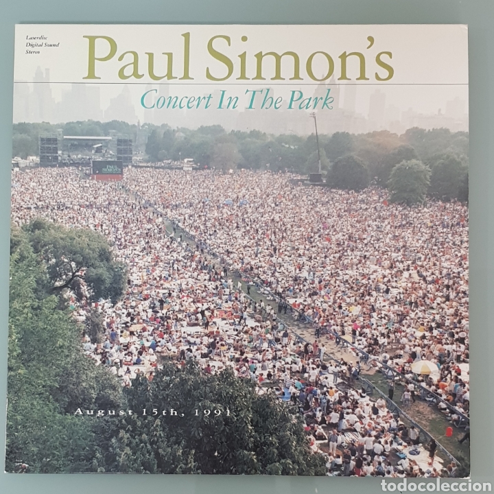 M&uacute;sica de colecci&oacute;n: PAUL SIMON CONCERT IN THE PARK 1991 LASERDISC