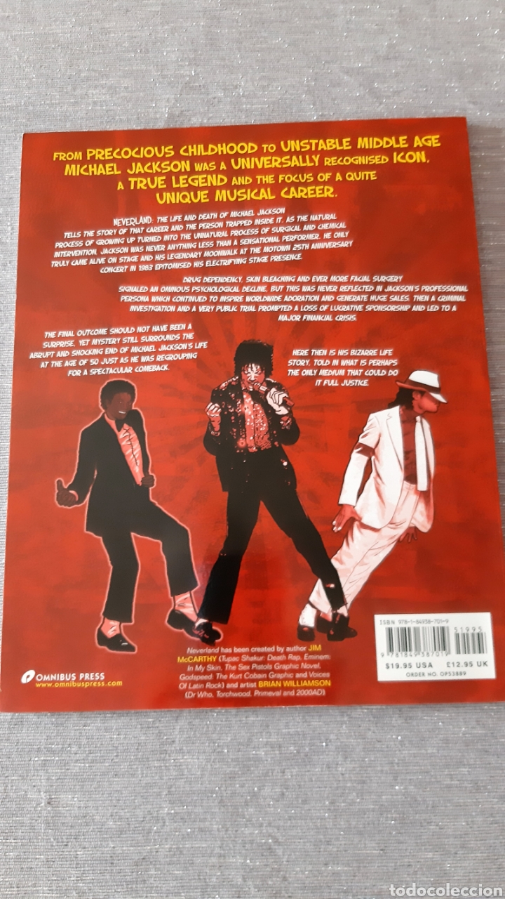 M&uacute;sica de colecci&oacute;n: C&Oacute;MIC &rdquo;MICHAEL JACKSON&rdquo; INGLATERRA - Foto 3
