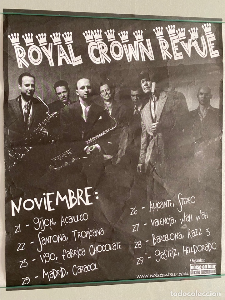 Musique de collection: Poster del concierto gira Royal Crown Revue