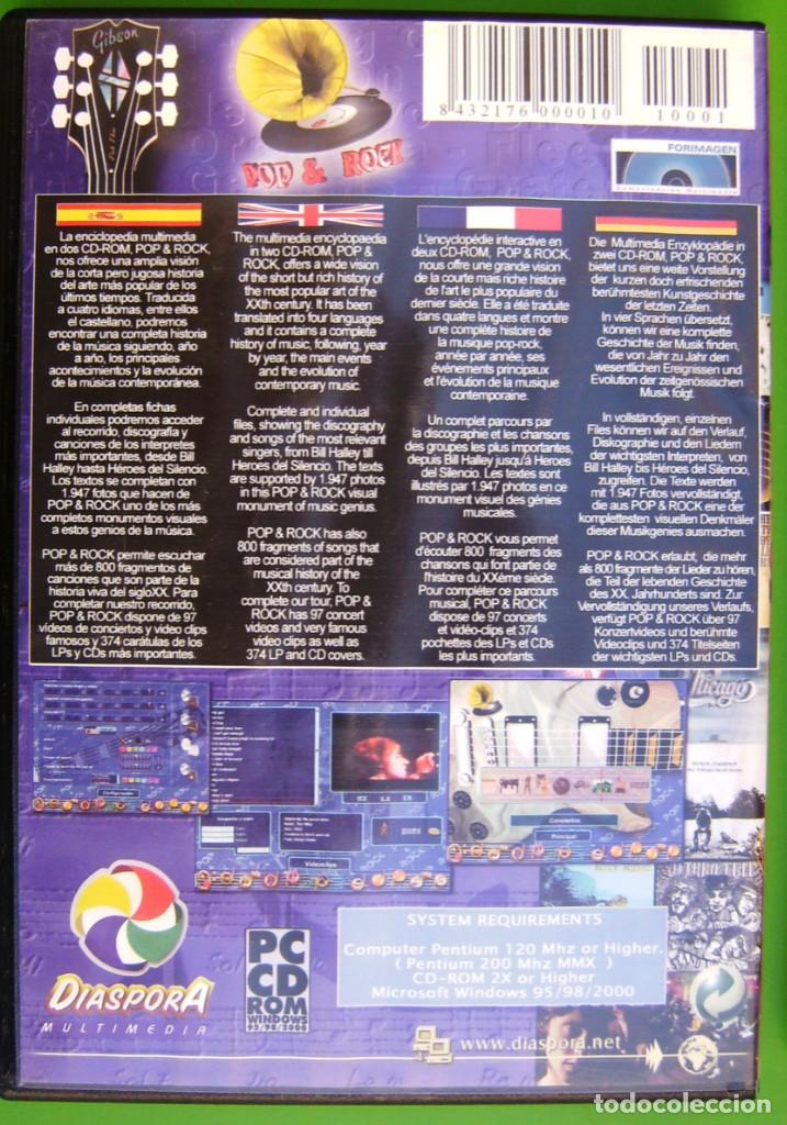 M&uacute;sica de colecci&oacute;n: Pop & Rock (Enciclopedia multimedia en 2 CD-ROM) - Foto 2