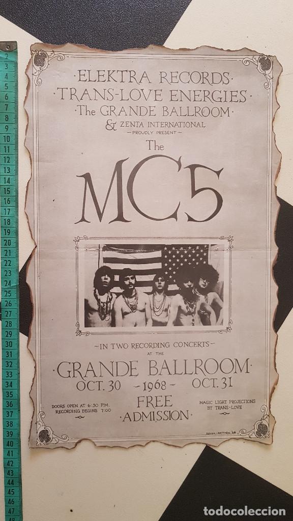 M&uacute;sica de colecci&oacute;n: CARTEL MC5 DOBLE POSTER VAN MORRISON - Foto 1