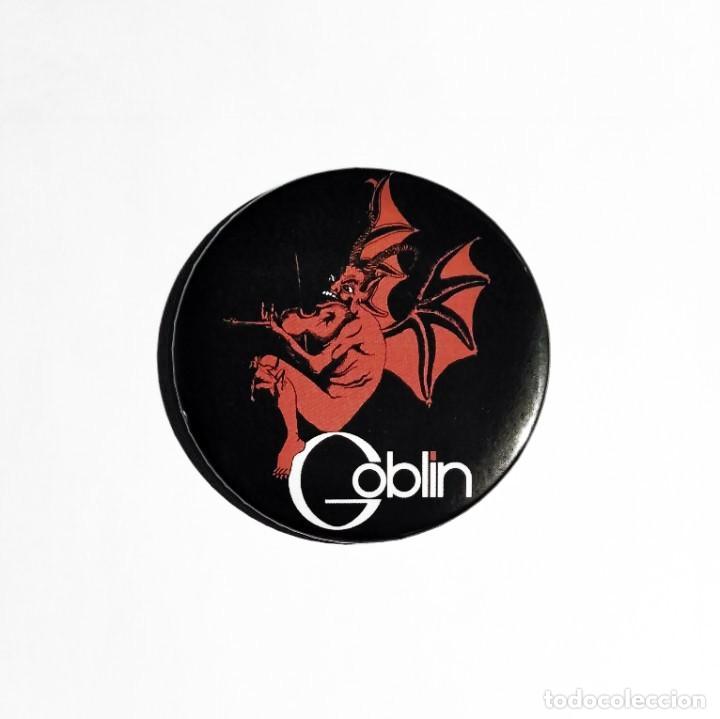 M&uacute;sica de colecci&oacute;n: GOBLIN - LOGO CHAPA 59mm (CON IMPERDIBLE) - ROCK PROGRESIVO - Foto 1