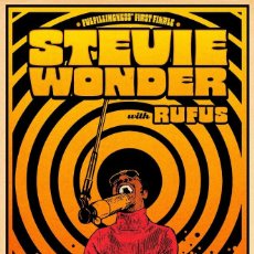 Música de colección: STEVIE WONDER - DENVER COLISEUM, COLORADO 1974 !! CARTEL CONCIERTO 30X40 !!. Lote 292014813