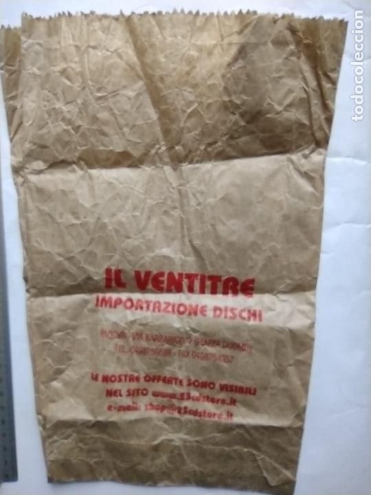 M&uacute;sica de colecci&oacute;n: BOLSA SINGLES TIENDA DISCOS - IL VENTITRE IMPORTZIONE DISCHI - PADOVA - ITALIA SINGLES BAG