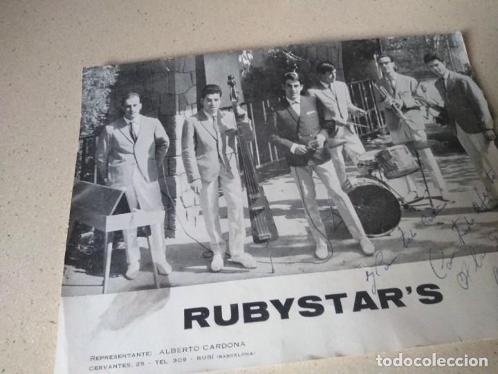 M&uacute;sica de colecci&oacute;n: Antigua banda Rubystars con dedicatoria. Banda de Rubi - Foto 1