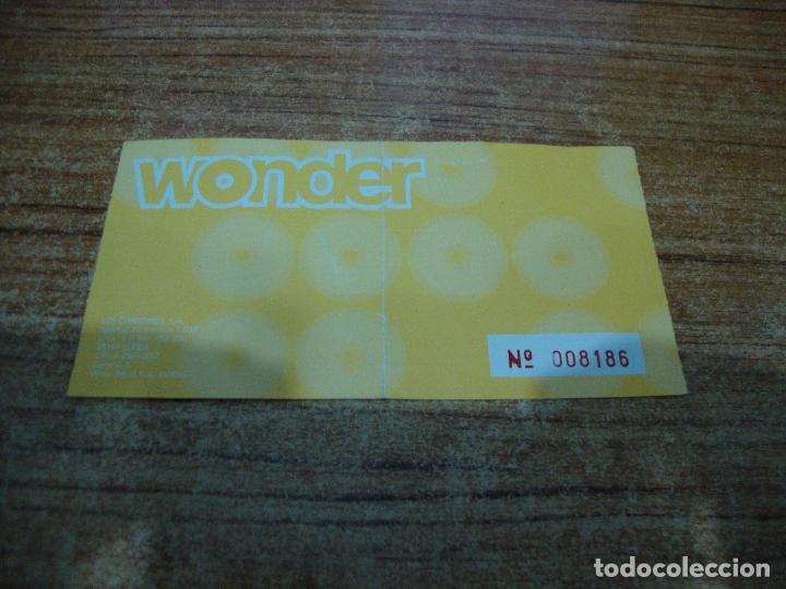 M&uacute;sica de colecci&oacute;n: ENTRADA DISCOTECA WONDER LLEIDA LERIDA - Foto 1