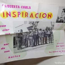 Música de colección: CARTEL ORQUESTA COBLA INSPIRACION -SANT SADURNI DE NOYA AÑOS 60