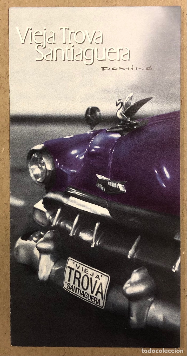Collectible Music: VIEJA TROVA SANTIAGUERA &ldquo;DOMIN&Oacute;&rdquo; (2000). TR&Iacute;PTICO PROMOCIONAL DEL &Aacute;LBUM.